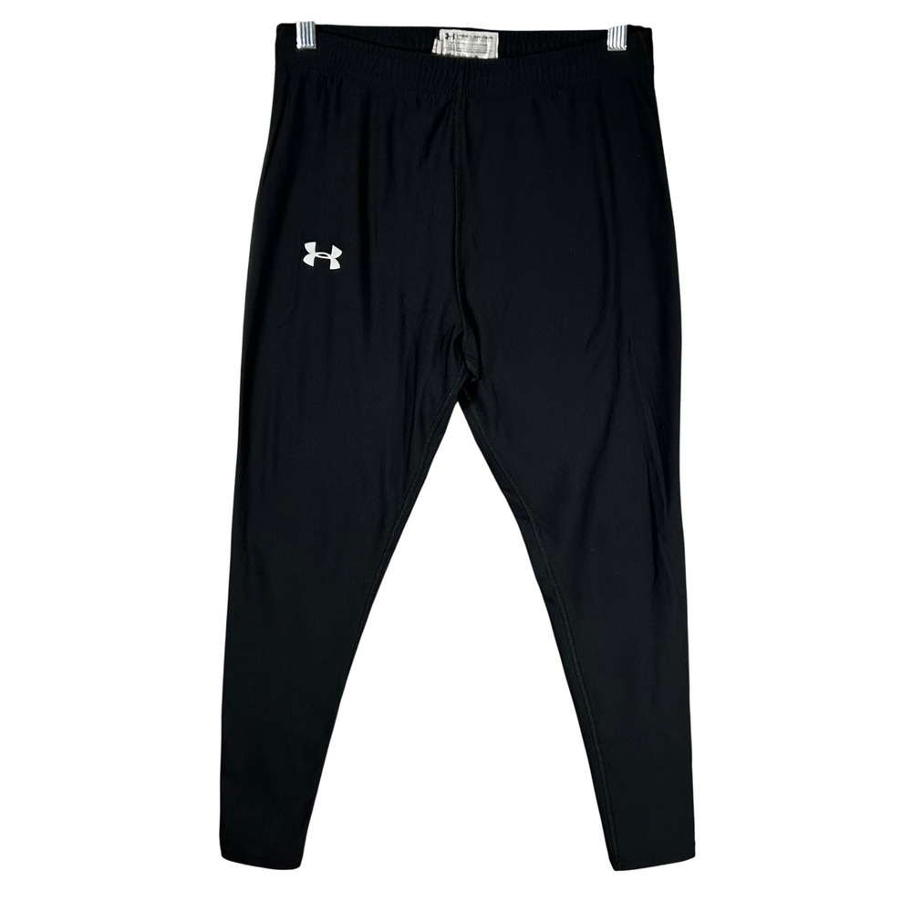 Under Armour Kids XL Black HeatGear Compression Leggings Performance Tights